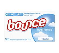 Bounce Dryer Sheets-Free & Sensitive 120 Lingettes séchantes pour peaux sensibles - Fabriqué aux États-Unis