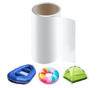 Bounce House Patch Kit de ruban adhésif transparent en TPU résistant | Patch de réparation de produit gonflable pour matelas pneumatique, tente, bouée, trampoline, toboggan aquatique, kayak