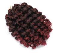 Bounce Lot de 6 extensions de cheveux Passion Twist au crochet - Courts et bouclés au crochet - 20,3 cm - Pour femme - E