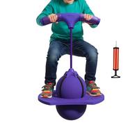 Bouncing Ball - Durable Anti Slip Balance Hopper with Handle | Portable Jump Ball Toy for Kids Adults Fitness Exercise Play Sport Recreation Park Home Outdoor Use, Supports Up to 300kg