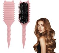 Bouncing Curl Brush,Curl Defining Brush,Boar Bristle,Curling,Curly Hair