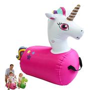 Bouncing Dinosaure,Dinosaur Hopper For Kids,Bouncy Horse Hopping Toy,Inflatable Toys Suitable For Children's Gatherings And Garden Activities, Promoting A Sense Of Balance, Sturdy And Durable(B)