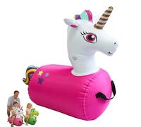 Bouncing Dinosaure,Dinosaur Hopper For Kids,Bouncy Horse Hopping Toy,Inflatable Toys Suitable For Children's Gatherings And Garden Activities, Promoting A Sense Of Balance, Sturdy And Durable(B)