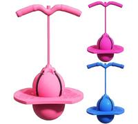 Bouncy Ball - 90cm Elastic Jumping Ball | Balance Fitness & Hopping Training Toy With Pump | Indoor Outdoor Play Balls Boys, Girls, Family Games, Fun Exercise & Active Play For Kids & Adults