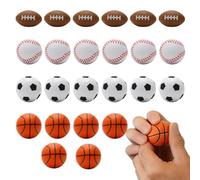 Bouncy Balls - Small Rubber Spheres, Family Activity Set with High-Elasticity Grip, Stress Relief Sensory Games, Indoor Outdoor Home Playroom Entertainment, Kids Adults Travel Toy for Birthday Party