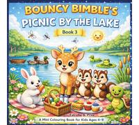 Bouncy Bimble's Picnic by the Lake: A Fun Colouring, Tracing, Counting & Puzzle Activity Book for Kids Ages 4-9