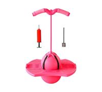 Bouncy Board Toy - Interactive Jump Ball Soft, Quiet Handle Fitness Play Equipment Kids Activity | Indoor Outdoor Exercise Tool Usage Park School Home Party Events