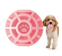 Bouncy Squeaky Play Ball Interactive Canine Sound Toy, Rolling Puppy Sphere, Rubber Textured Bounce Build, Petcare, Enrichment Activity Exercise Home Indoor Outdoor Training Family Play Use