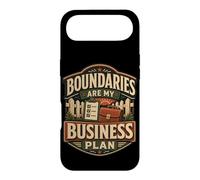 Boundaries are My Business Plan Humour limites Coque pour iPhone Air