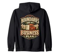 Boundaries are My Business Plan Humour limites Sweat à Capuche
