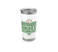 Boundaries Fortement recommandé pour les amateurs de limites Gobelet isotherme en acier inoxydable double paroi