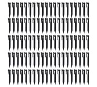 Boundary Cable - 3.35x0.79 in Boundary Wire Pegs | Ground Spikes, Connection Terminals, Garden Wire Accessory Set, 100pcs Small Landscape Spikes,Lawn Stake Kit, Garden Lawn Netting Pegs, Camping Ten