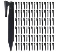 Boundary Wire Stakes - 100pcs Landscape Spikes, Lawn Fence Pegs