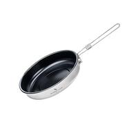 Boundless Voyage Poêle de camping 18,8 cm 1 l pour cuisinière à gaz en titane ultra légère pour cuisiner des œufs, steak Ti2069C