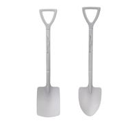Boundless Voyage Ti-1131T Mini cuillère à café en forme de pelle en titane pour dessert, thé, entrée, fournitures de fête 15,2 cm