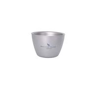 Boundless Voyage Ti3089D Tasse à thé en titane à double paroi pour le camping, le pique-nique, la maison, 1 pièce
