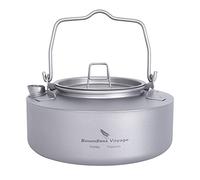 Boundless Voyage Ti3100D Bouilloire à thé en titane avec poignée pliable et ultralégère 700 ml