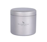 Boundless Voyage Ti3208D Boîte à thé en titane ultra légère et portable pour la cuisine 80 ml