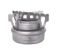 Boundless Voyage Titanium Spirit Cuisinière à alcool Camping Mini Spirit Cooker Brûleur à l'alcool pour la randonnée Randonnée