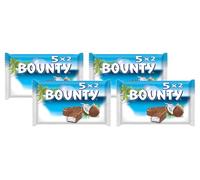 BOUNTY - Barres chocolat et noix de coco - 5 sachets de 2 barres - 5 x 57g - 285g (Lot de 4)