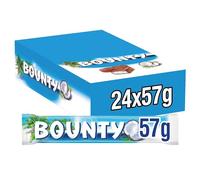 Bounty Chocolatine à la noix de coco recouverte d'un délicieux chocolat au lait (24 x 57 g)