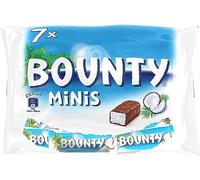 BOUNTY - Minis Barres chocolat et noix de coco - 7 minis barres - Paquet de 227g