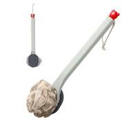 Boup-bain, épurateur à dos doux, 14,96x3,15 pouces, nettoyant pour le corps, outil soins la peau exfoliant, conception poignée confortable salle de bain, maison, appartement, spa, hôtel, dortoir, gym