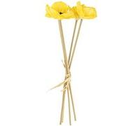bouquet 4 coquelicots artificiels 35cm jaune - artifetes 93465 Jaune G