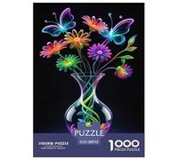 Bouquet Arc-en-Ciel Puzzle 1000 Pièces Educa Jouet Cadeau Unique Décoration Intérieure intéressant Jeu Éduchatif Challenge Toy Adultes Et Enfants À Partir De 14 Ans 52x38cm/1000pcs