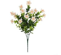 Bouquet artificiel d'eucalyptus en soie pour toile de fond de table de mariage, décoration d'intérieur, salon, chambre à coucher, fausse verdure méditerranéenne (F)