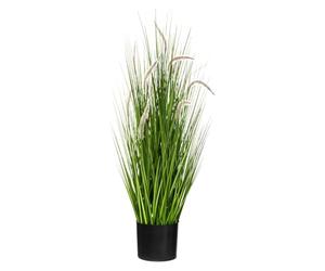 Bouquet Artificiel d'herbes et Queues de Chat en Pot H 100 cm - Atmosphera