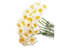 Bouquet Artificiel Jonquille 6 Têtes pour Mariage Cérémonie Décor Maison Intérieur Design Événement Style Portrait Photographie