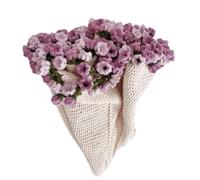 Bouquet Blanket Crochet, Crochet Flowers Rose Bouquet Blanket Handmade, Soft and Lightweight Knitted Throw, for Mother's Day Birthday Home Decor (A3-PCS)