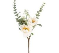 bouquet coquelicots artificiels 33cm blanc - arty fetes factory 93461 Blanc G