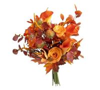 Bouquet d'automne Artificiel Mix de Fleurs et Feuilles H 55 cm - Atmosphera