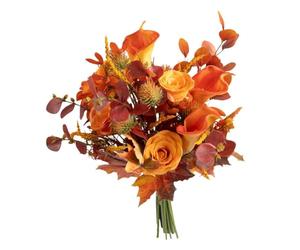 Bouquet d'automne Artificiel Mix de Fleurs et Feuilles H 55 cm - Atmosphera