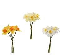 Bouquet de 5 jonquilles, 39 cm, 3 types, Kaeming