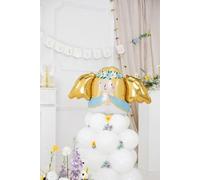 Bouquet de ballons ange blanc 140x70cm