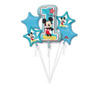 Bouquet de ballons en aluminium pour le 1er anniversaire de Mickey Mouse - Amscan International