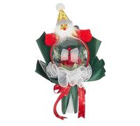 Bouquet de ballons transparents faits à la main sur le thème de Noël, décoration d'intérieur, accessoires festifs élégants, fournitures de fête