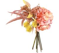 Bouquet de fleurs artificielles Hortensia Rose Eucalyptus Deko Bouquet L33cm