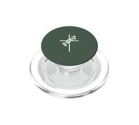 Bouquet de Fleurs avec Croix Florale esthétique PopSockets PopGrip pour MagSafe