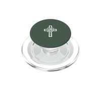 Bouquet de Fleurs avec Croix Florale esthétique PopSockets PopGrip pour MagSafe
