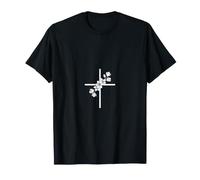 Bouquet de Fleurs avec Croix Florale esthétique T-Shirt