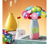 Bouquet de fleurs dans un flacon DIY - Gerberas