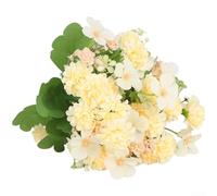 Bouquet de fleurs de chrysanthèmes en soie conçu comme une boule solide pour mariage, bar, décoration d'escalier, atterrissage, placement floral (couleur vin)