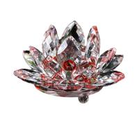 Bouquet de Fleurs de Lotus en Cristal - Artisanat Objet Décoration Moderne intérieure -Accessoires Deco pour la Maison,Cadeau