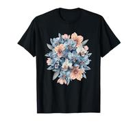 Bouquet de Fleurs d'orchidée Pastel Romantique T-Shirt