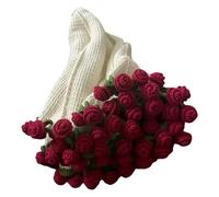 Bouquet de fleurs en crochet - Couverture douce faite à la main pour chambre d'enfant, grand-mère, femme, sœur, maman, anniversaire, pendaison de crémaillère, mariage, fête des mères