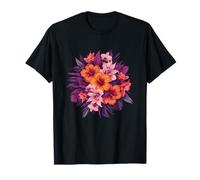 Bouquet de Fleurs Exotiques d'hibiscus et d'orchidée d'été T-Shirt